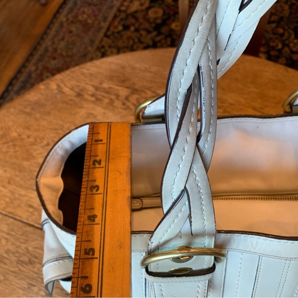 Coach Soho XL Braided Handle Tote 10050 Parchment - Picture 8 of 16